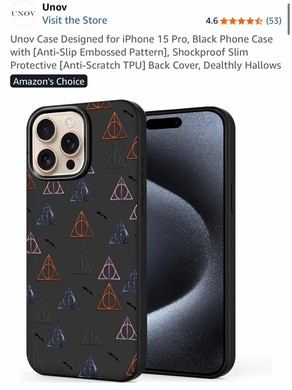 iPhone 15 Pro Harry Potter Case